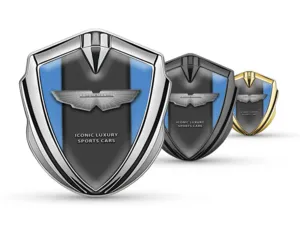 Aston Martin Emblema Fender Badge Stile Moderno Universale